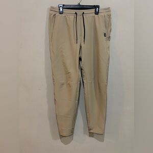 UNRL Jogger Pants Mens Large Tan Athletic Training Performance Sweatpants